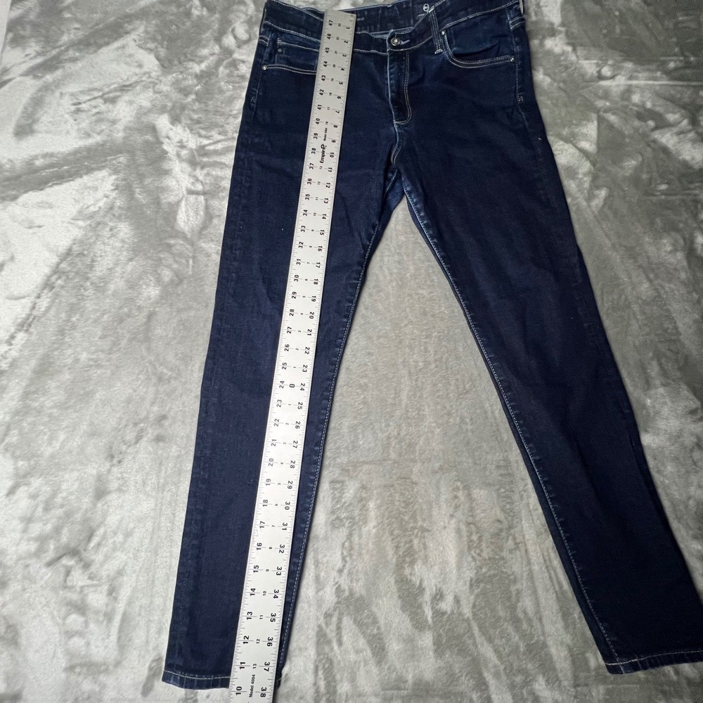 AG Adriano Goldschmied The Legging Ankle Jeans Dark Wash Size 30R - Picture 2 of 6